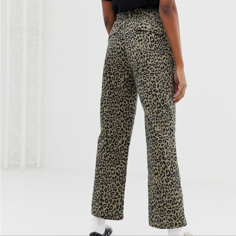 OBEY leopard pants. Brand new